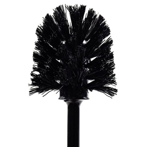 Szczotka do czyszczenia WC toalety ubikacji ze stojakiem czarna 38cm VILDE 540613