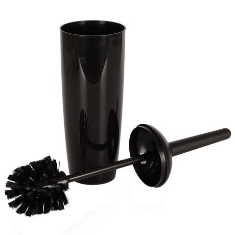 Szczotka do czyszczenia WC toalety ubikacji ze stojakiem czarna 39cm VILDE 569068