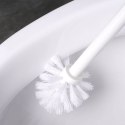 Szczotka do czyszczenia WC toalety ze stojakiem biała 37cm BATHROOM SOLUTIONS 569637-B