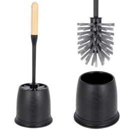 Szczotka do czyszczenia mycia WC toalety ze stojakiem czarna 37.5cm VILDE 779028
