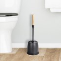 Szczotka do czyszczenia mycia WC toalety ze stojakiem czarna 37.5cm VILDE 779028
