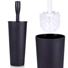 Szczotka do czyszczenia toalety WC ubikacji ze stojakiem czarna 37cm BATHROOM SOLUTIONS 569637-C