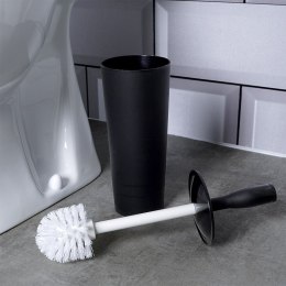 Szczotka do czyszczenia toalety WC ubikacji ze stojakiem czarna 37cm BATHROOM SOLUTIONS 569637-C
