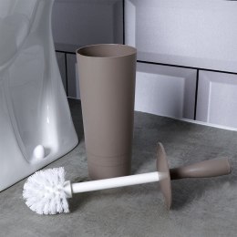 Szczotka do czyszczenia toalety WC ubikacji ze stojakiem kawowa 37cm BATHROOM SOLUTIONS 569637-CS