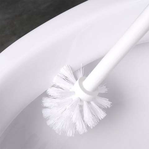Szczotka do czyszczenia toalety WC ubikacji ze stojakiem kawowa 37cm BATHROOM SOLUTIONS 569637-CS