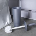 Szczotka do czyszczenia toalety WC ubikacji ze stojakiem szara 37cm BATHROOM SOLUTIONS 569637-S