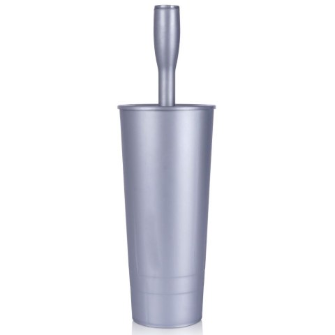 Szczotka do czyszczenia toalety WC ubikacji ze stojakiem szara 37cm BATHROOM SOLUTIONS 569637-S