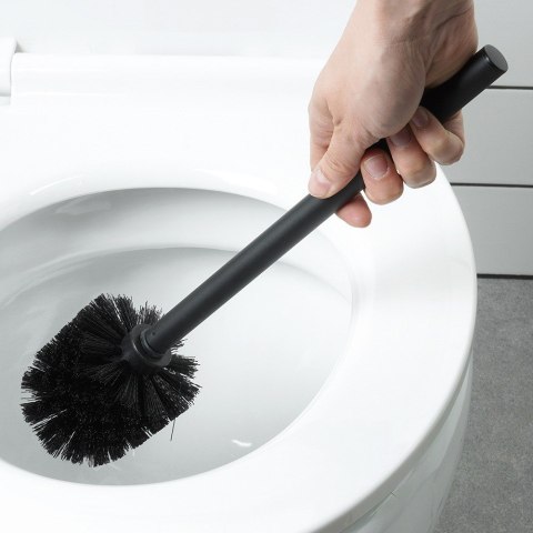 Szczotka do mycia WC toalety ubikacji czarna zapasowa 35cm VILDE 568010