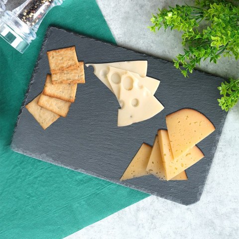 Taca do serwowania kamienna łupek prostokątna 30x20cm VILDE 139611