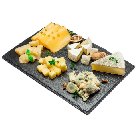 Taca do serwowania kamienna łupek prostokątna 30x20cm VILDE 139611