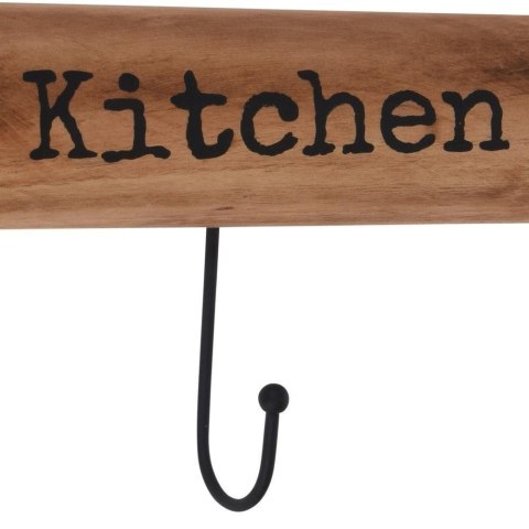 Wieszak kuchenny drewniany organizer na przybory kuchenne ścierki ręczniki HOME STYLING COLLECTION 532006