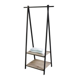 Wieszak stojący na ubrania kurtki stojak uchwyt drewniany 151cm VILDE 530833