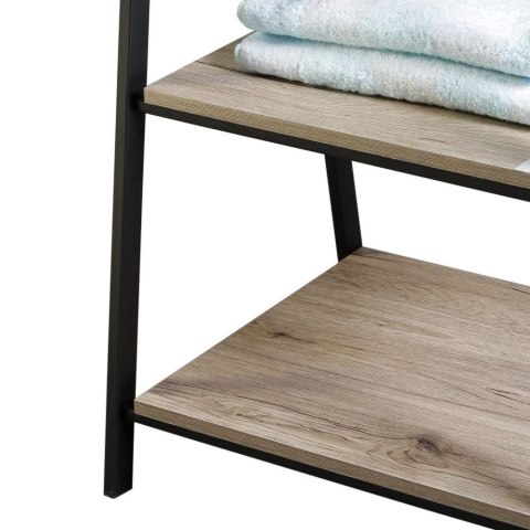 Wieszak stojący na ubrania kurtki stojak uchwyt drewniany 151cm VILDE 530833