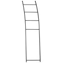 Wieszak stojak na ręczniki łazienkowe stojący uchwyt metalowy czarny 150cm BATHROOM SOLUTIONS 569595