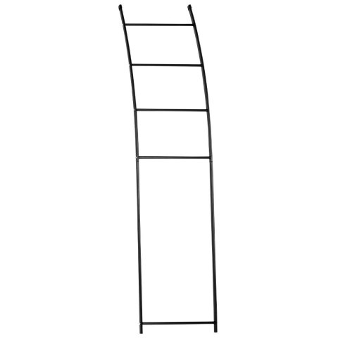 Wieszak stojak na ręczniki łazienkowe stojący uchwyt metalowy czarny 150cm BATHROOM SOLUTIONS 569595