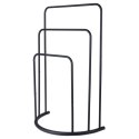 Wieszak stojak na ręczniki łazienkowe stojący uchwyt metalowy czarny BATHROOM SOLUTIONS 530849