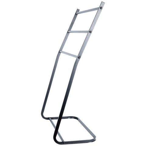 Wieszak stojak na ręczniki łazienkowe stojący uchwyt metalowy czarny VILDE 568019