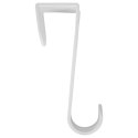 Wieszak uchwyt na drzwi biały wieszaki 2 sztuki STORAGE SOLUTIONS 569465-B