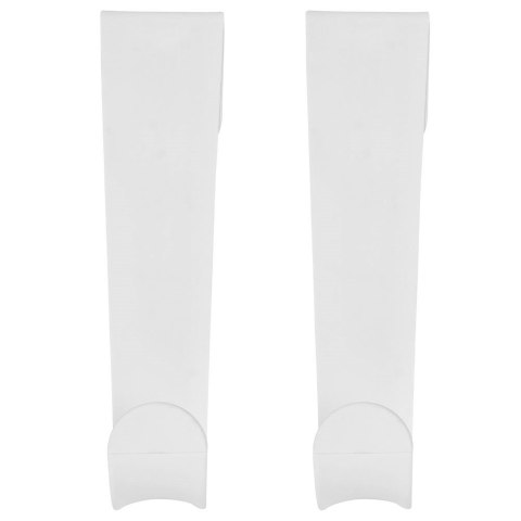 Wieszak uchwyt na drzwi biały wieszaki 2 sztuki STORAGE SOLUTIONS 569465-B