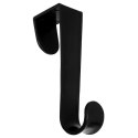 Wieszak uchwyt na drzwi czarny wieszaki 2 sztuki STORAGE SOLUTIONS 569465-C
