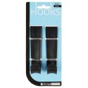Wieszak uchwyt na drzwi czarny wieszaki 2 sztuki STORAGE SOLUTIONS 569465-C