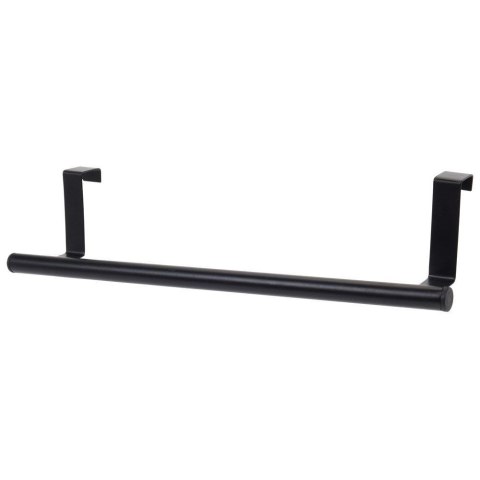 Wieszak uchwyt na drzwi na ścierki ręczniki metalowy czarny STORAGE SOLUTIONS 532008