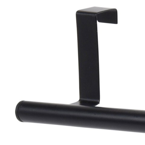 Wieszak uchwyt na drzwi na ścierki ręczniki metalowy czarny STORAGE SOLUTIONS 532008