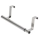 Wieszak uchwyt na drzwi stalowy srebrny regulowany 25-40cm STORAGE SOLUTIONS 567012
