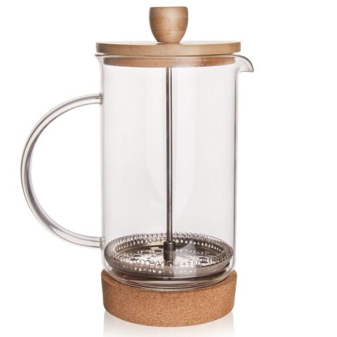 Zaparzacz szklany do herbaty kawy FRENCH PRESS tłokowy 1L ORION 152600