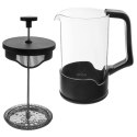 Zaparzacz szklany do herbaty kawy FRENCH PRESS tłokowy 1L ORION 156016