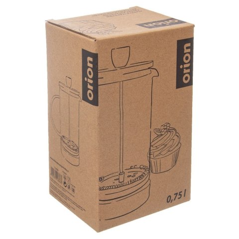 Zaparzacz szklany do herbaty kawy FRENCH PRESS tłokowy 750 ml ORION 152599