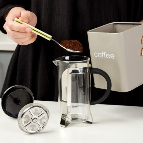 Zaparzacz szklany do herbaty kawy FRENCH PRESS tłokowy ACER 350 ml NAVA 10-225-020