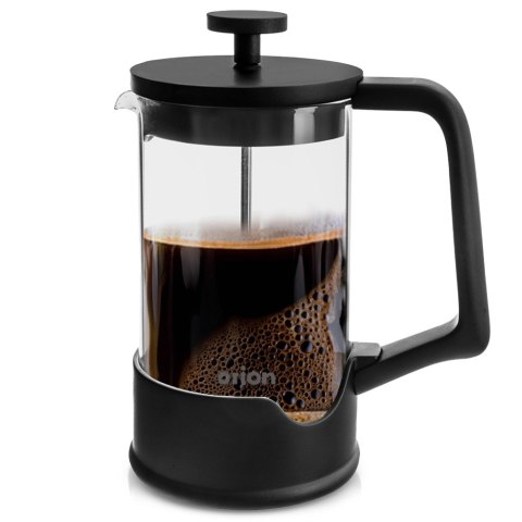 Zaparzacz szklany do herbaty kawy FRENCH PRESS tłokowy BLACK 400 ml ORION 156026