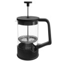 Zaparzacz szklany do herbaty kawy FRENCH PRESS tłokowy BLACK 400 ml ORION 156026
