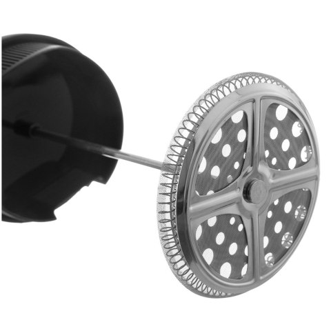 Zaparzacz szklany do herbaty kawy FRENCH PRESS tłokowy BLACK 400 ml ORION 156026