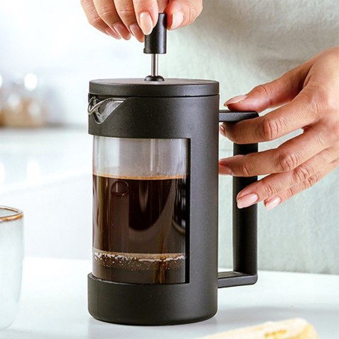Zaparzacz szklany do herbaty kawy FRENCH PRESS tłokowy MISTY 350 ml NAVA 10-225-012