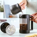 Zaparzacz szklany do herbaty kawy FRENCH PRESS tłokowy MISTY 350 ml NAVA 10-225-012