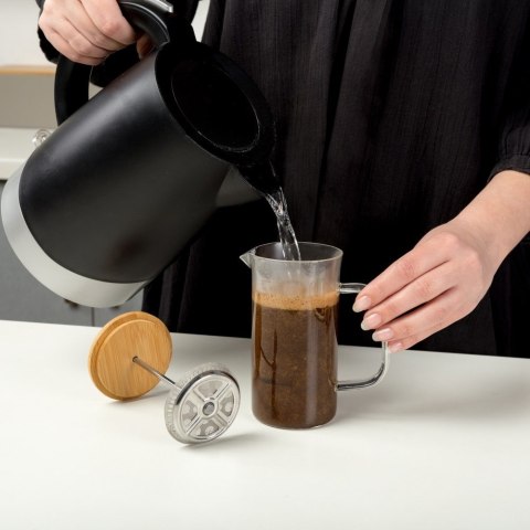 Zaparzacz szklany do herbaty kawy FRENCH PRESS tłokowy TERRESTRIAL 350 ml NAVA 10-225-010