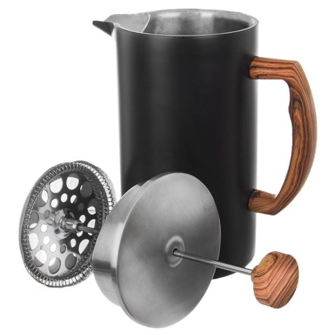 Zaparzacz tłokowy do kawy herbaty stalowy BLACK 1.1L ORION 156004