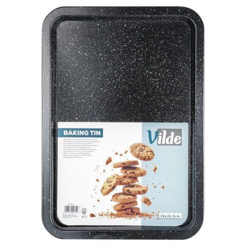 Blacha forma do pieczenia mięsa ciasta granitowa 38x26.5x1.5cm VILDE 279027