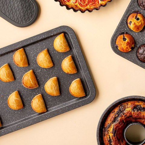 Blacha forma do pieczenia mięsa ciasta granitowa IMPERIAL 43.5x29cm NAVA 10-239-003