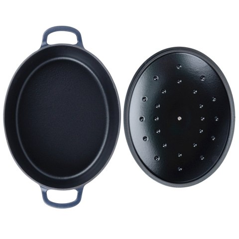 Brytfanna gęsiarka do piekarnika żeliwna emaliowana LITINA 6L ORION 127037