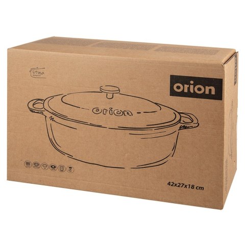 Brytfanna gęsiarka do piekarnika żeliwna emaliowana LITINA 6L ORION 127037