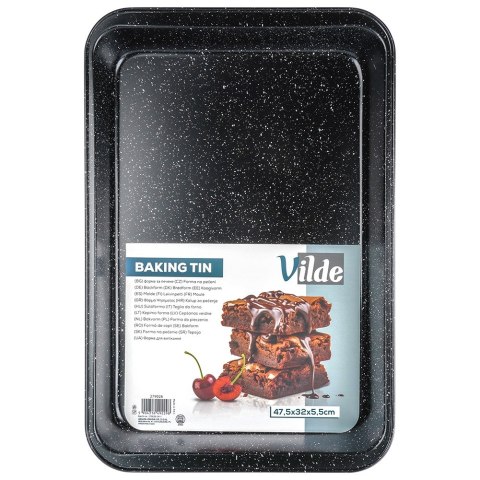 Brytfanna granitowa brytfanka do piekarnika 47.5x32x5.5cm VILDE 279026