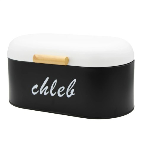 Chlebak metalowy mały + 3 pojemniki na kawę herbatę cukier przyprawy BRUNBESTE BB-2669