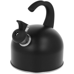 Czajnik stalowy z gwizdkiem na gaz indukcja mały 1.5L czarny BRUNBESTE BB-2438
