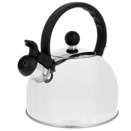 Czajnik stalowy z gwizdkiem na gaz indukcję 2L srebrny BRUNBESTE BB-1433