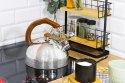 Czajnik stalowy z gwizdkiem tradycyjny indukcja 2.5L drewniany uchwyt BRUNBESTE BB-2270