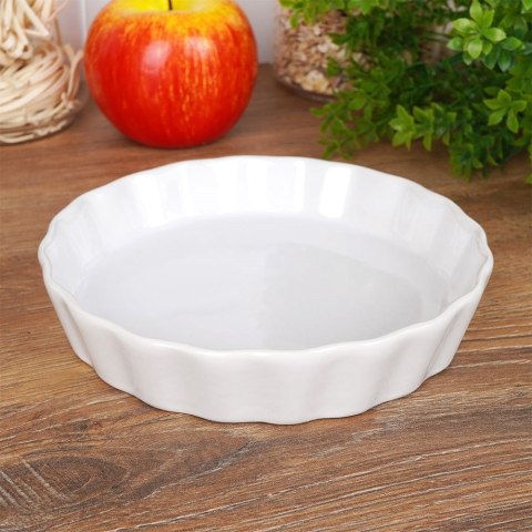 Forma do pieczenia tarty ciasta ceramiczna biała 15cm ALPINA 259258