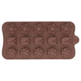 Forma foremka silikonowa brązowa do pralinek pralin czekoladek lodu BRUNBESTE BB-3458
